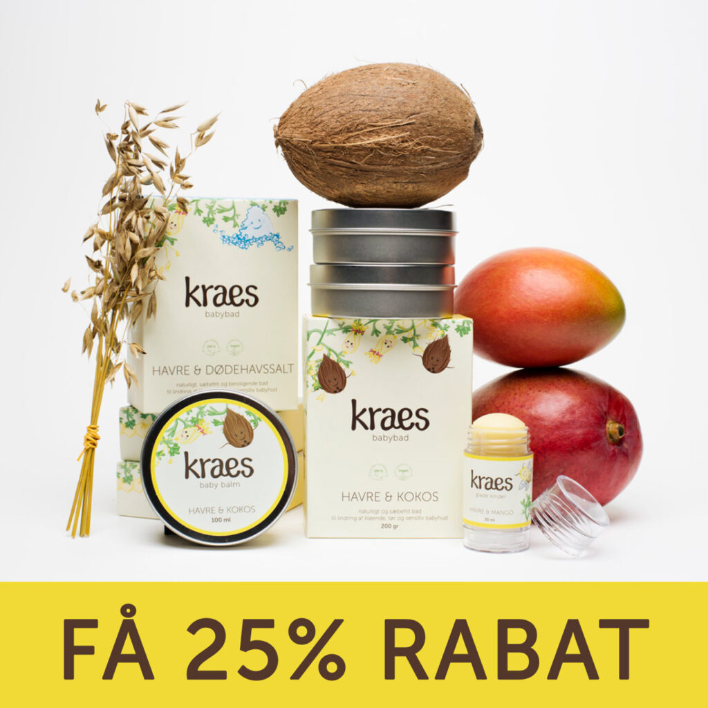 Få 25% på KRAES produktuer